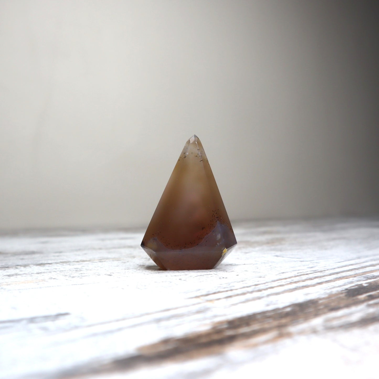 Milky Druzy Agate Diamond | Grounded Glow + Subtle Sparkle