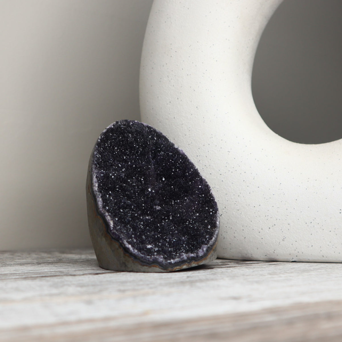 Amethyst Cave | Black | Protection, Grounding & Spiritual Strength