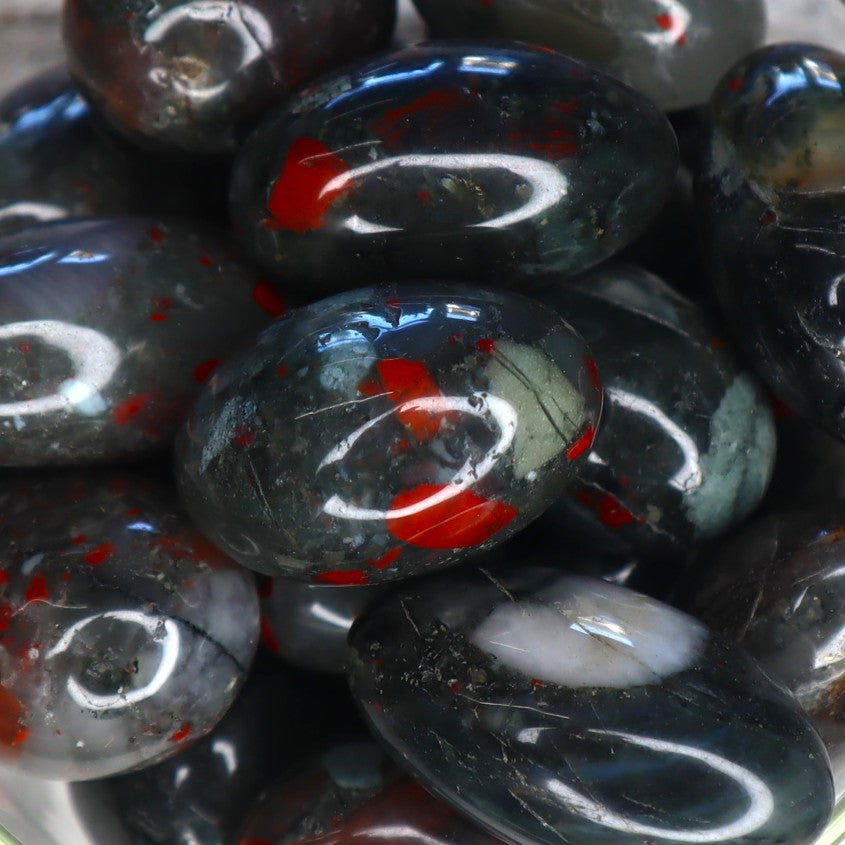 Dragon Blood Jasper Tumble | Courage, Strength & Ancient Vitality