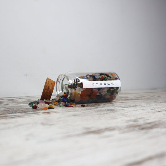 Chakra Crystal Chips Jar