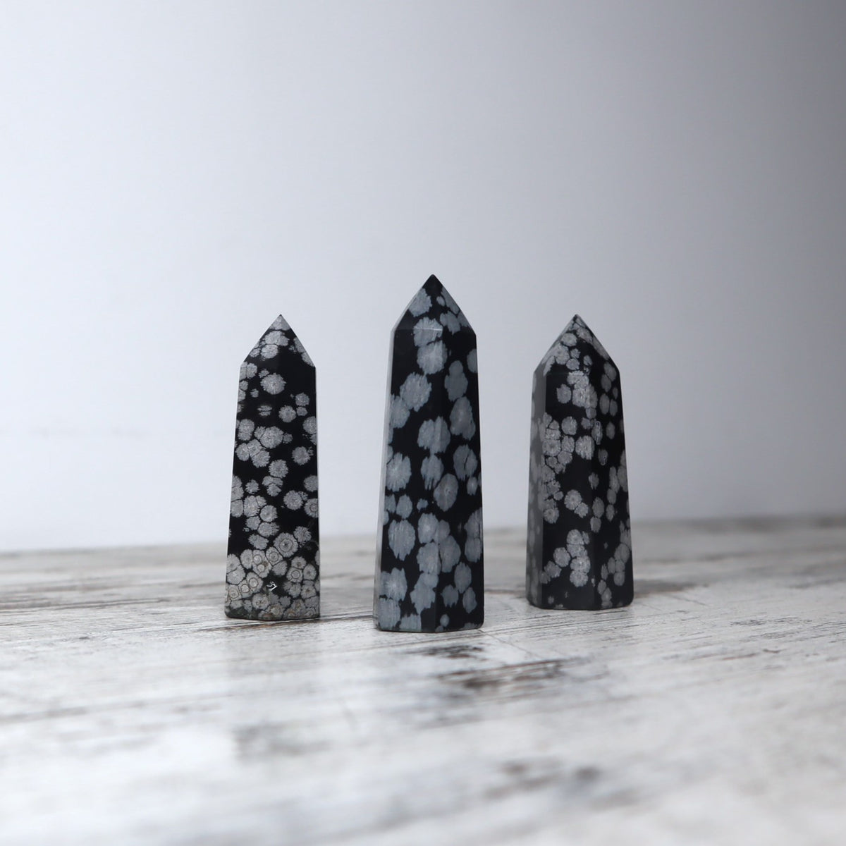 Snowflake Obsidian Point | Mini | Balance, Clarity & Transformation