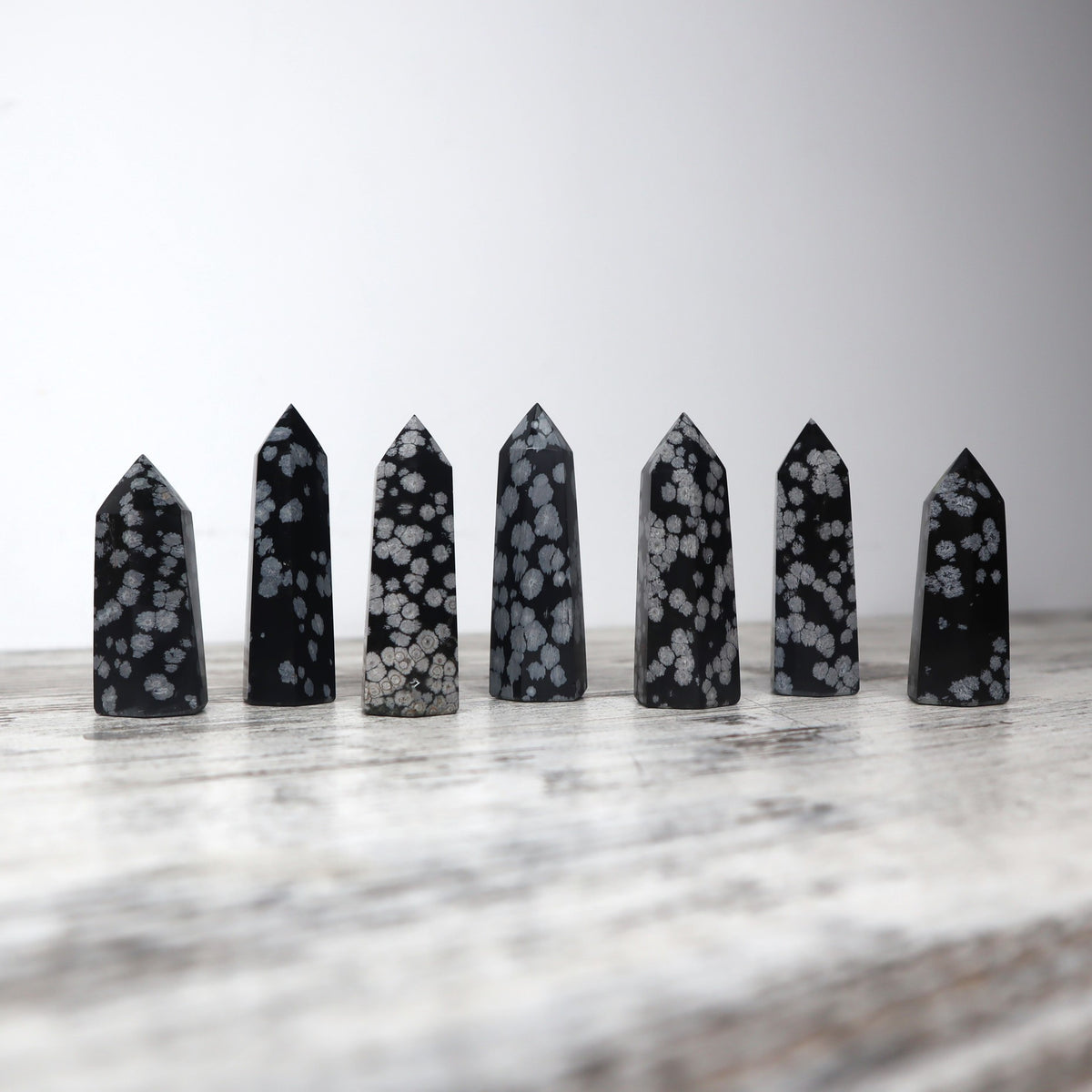 Snowflake Obsidian Point | Mini | Balance, Clarity & Transformation