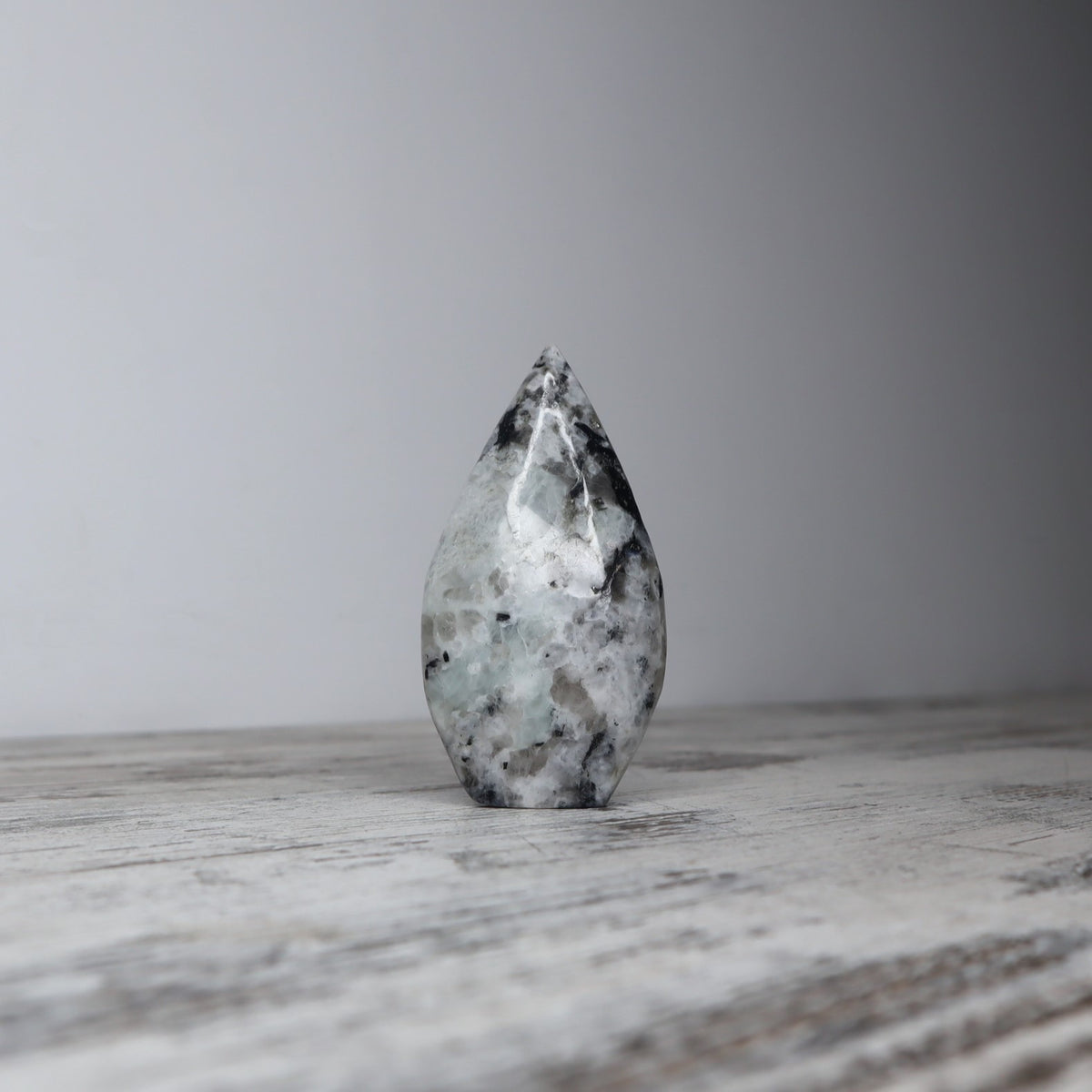 Rainbow Moonstone Teardrop | Intuition, Emotional Balance & Divine Guidance