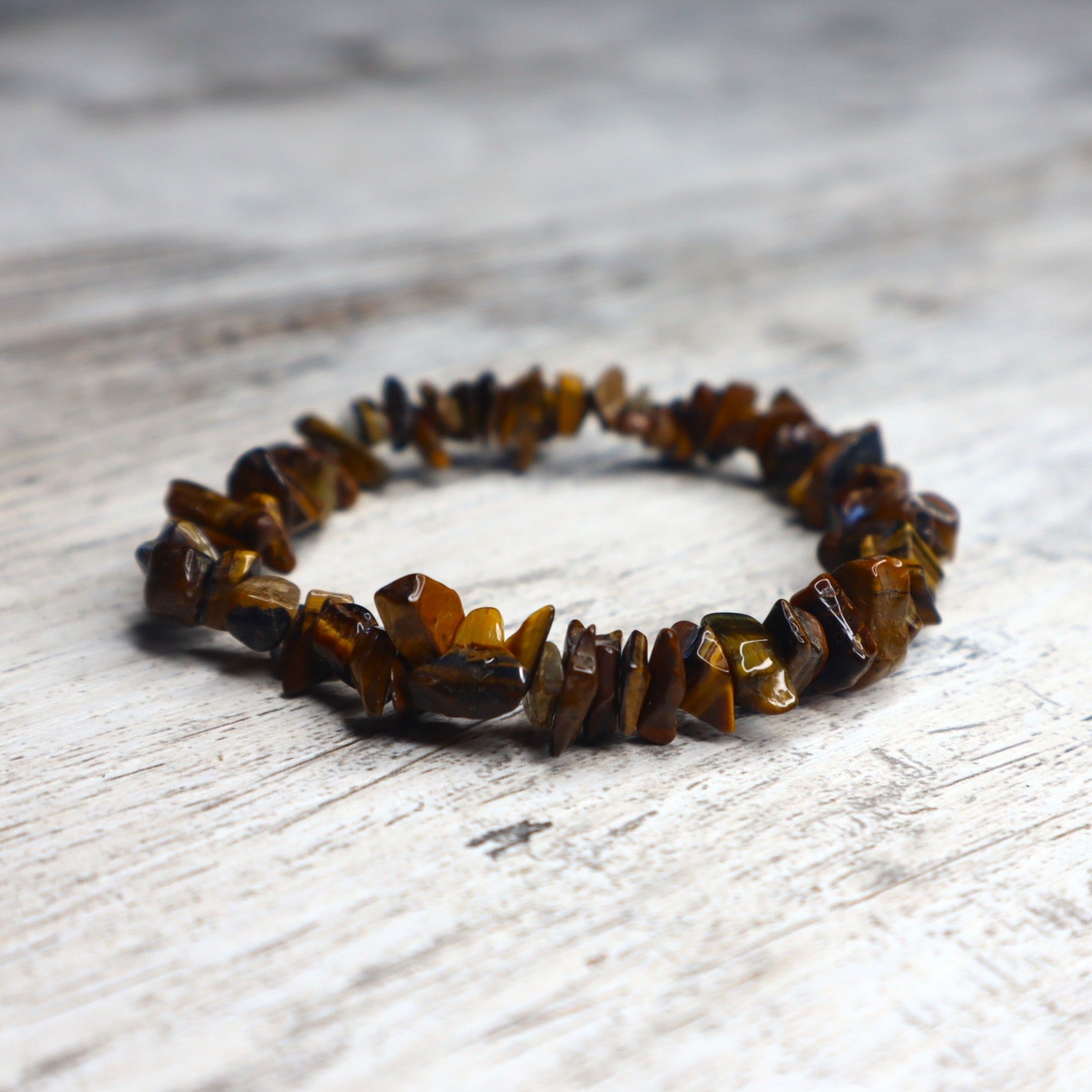 Tiger Eye Chip Bracelet | Confidence, Strength & Focus