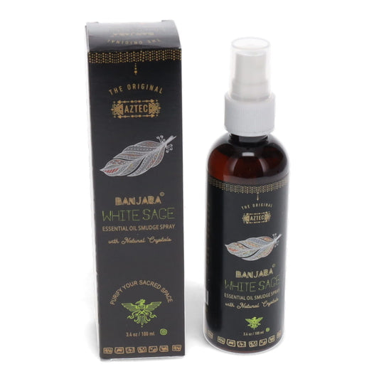 Banjara White Sage Smudge Spray 100ml | Cleansing, Protection & Spiritual Purification
