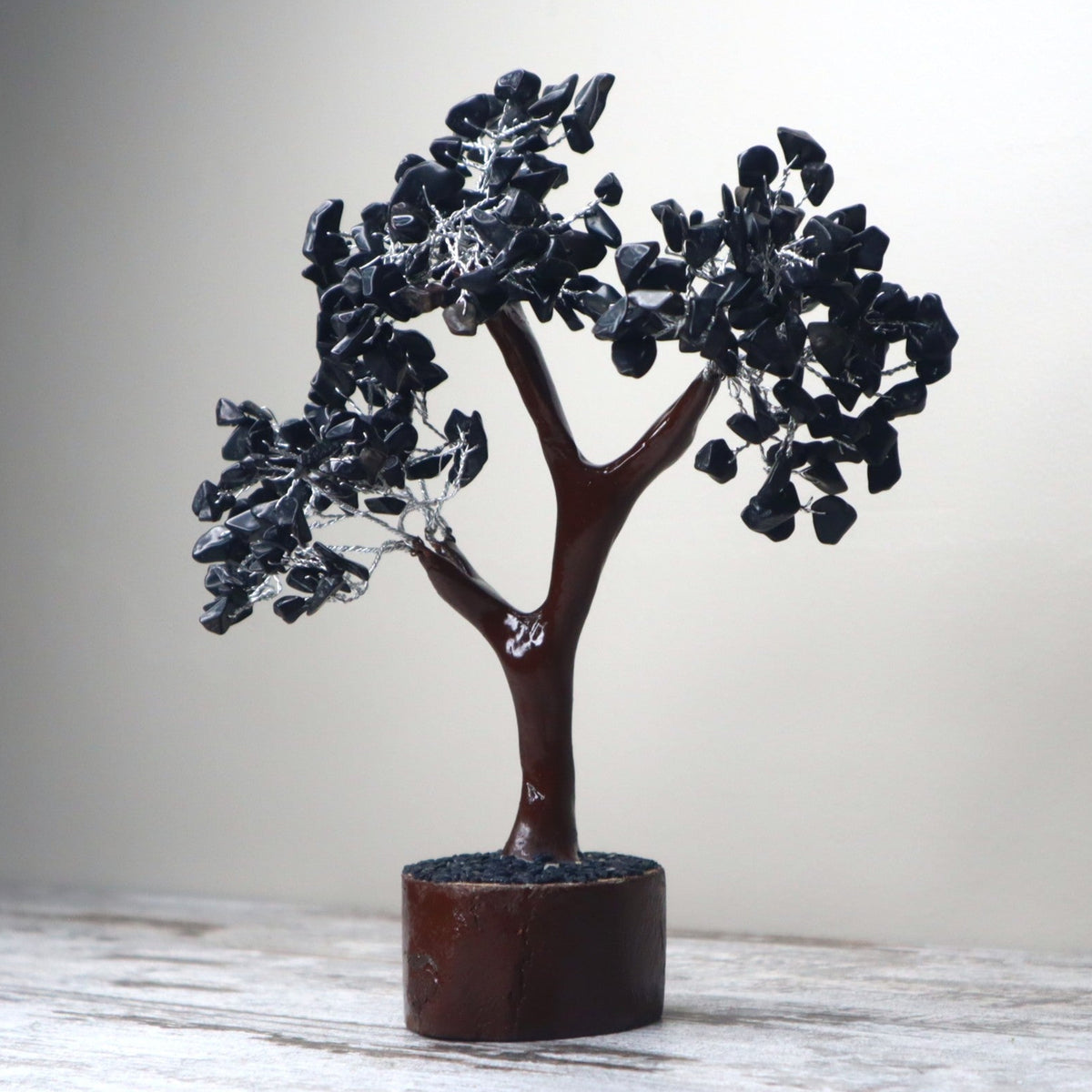 Black Onyx Large Crystal Tree | Protection, Strength & Grounded Stability