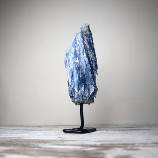 Blue Kyanite Cluster on Stand (LGE 1KG)