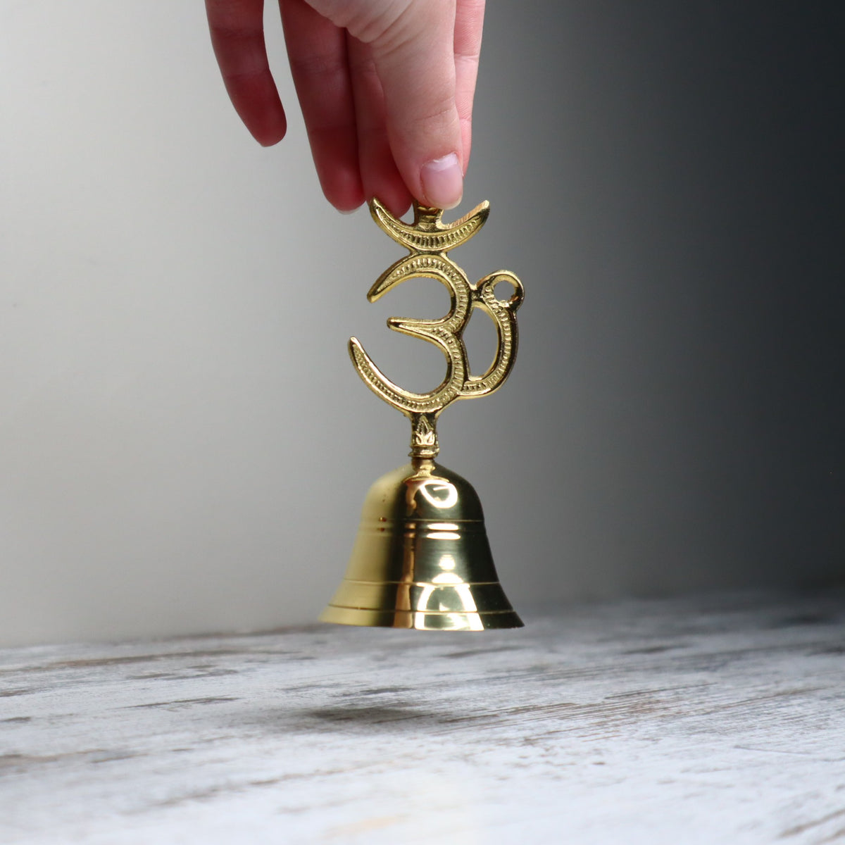 Brass Om Altar Bell | Sacred Sound & Spiritual Connection
