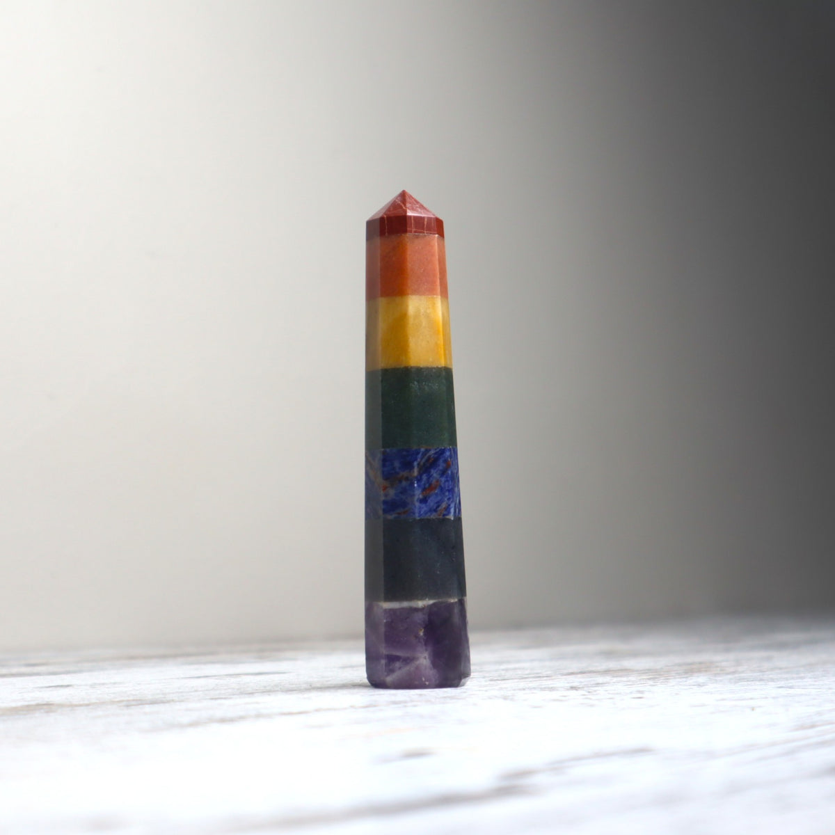 Chakra Bonded Crystal Point | Alignment, Energy Flow & Inner Balance