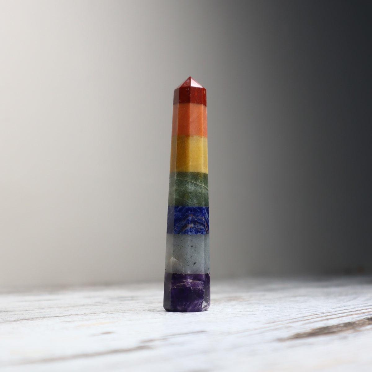 Chakra Bonded Crystal Point | Alignment, Energy Flow & Inner Balance