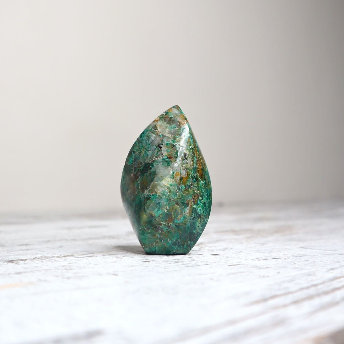 Chrysocolla Mini Flame | Calm Communication, Emotional Balance & Inner Peace