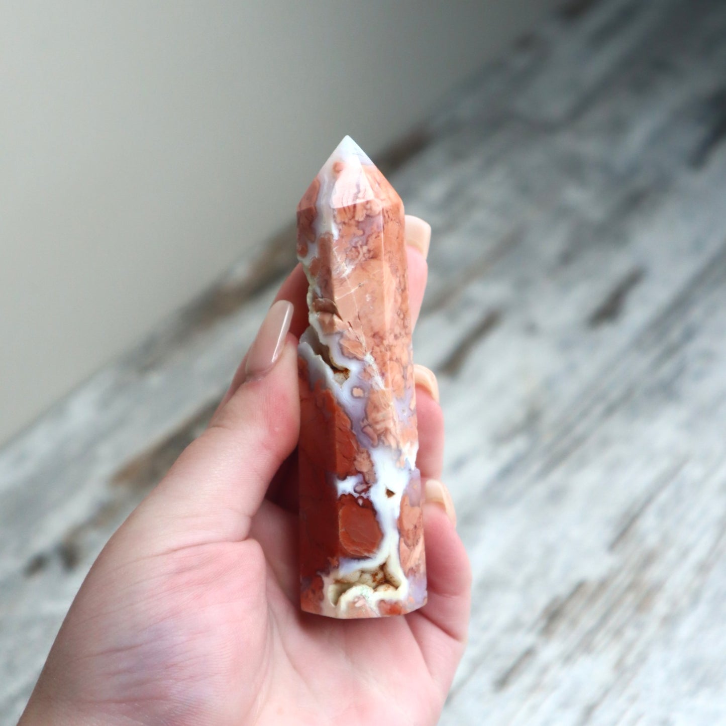 Cotton Candy Agate Tower | Joy, Nurturing & Emotional Harmony