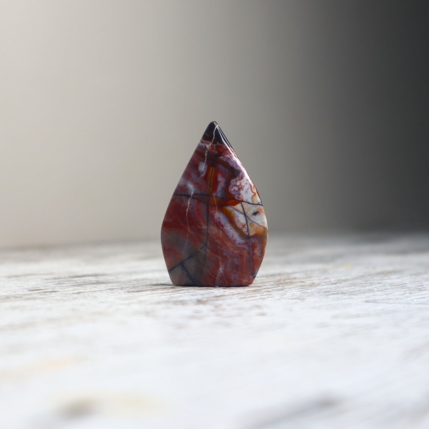 Crazy Lace Agate Tear Drop | Joy, Balance & Grounded Confidence