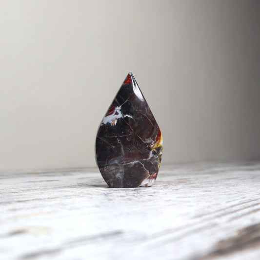 Crazy Lace Agate Teardrop | Joy, Flow & Grounded Vitality