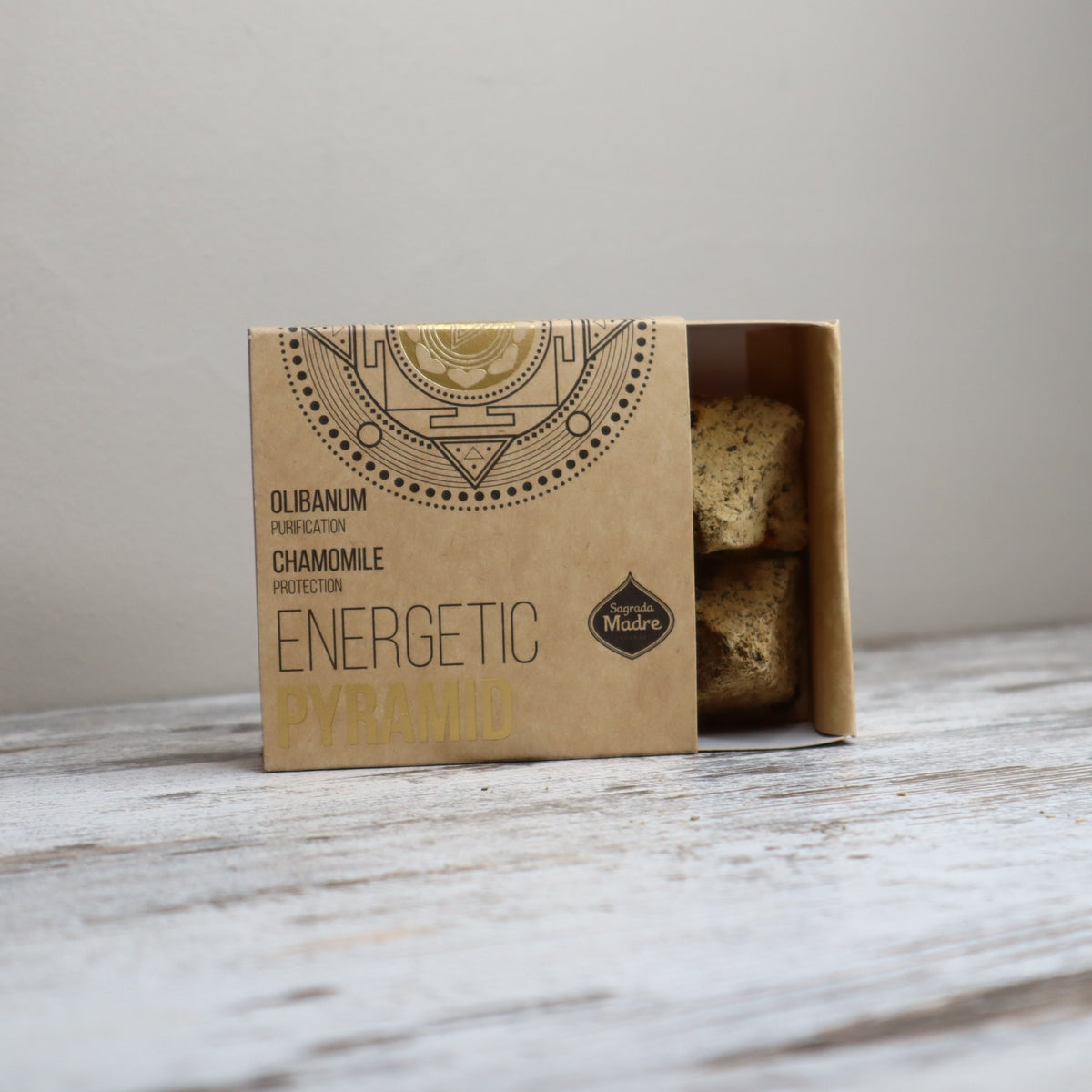 Sagrada Madre Energetic Pyramid | Olibanum + Chamomile | Purification & Protection
