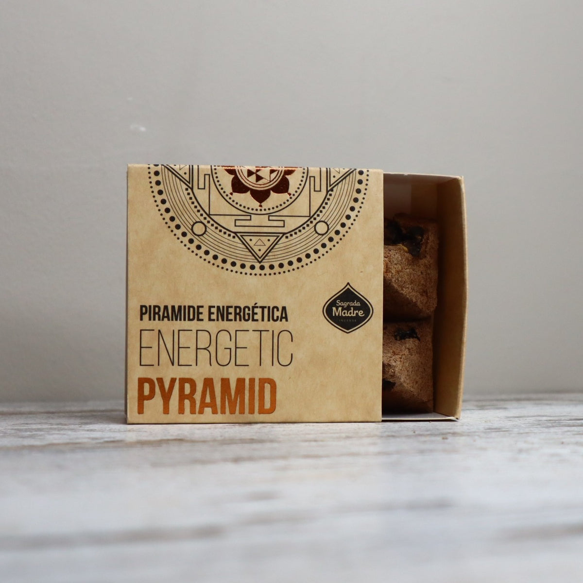Sagrada Madre Energetic Pyramid | Olibanum + Cinnamon | Prosperity & Love