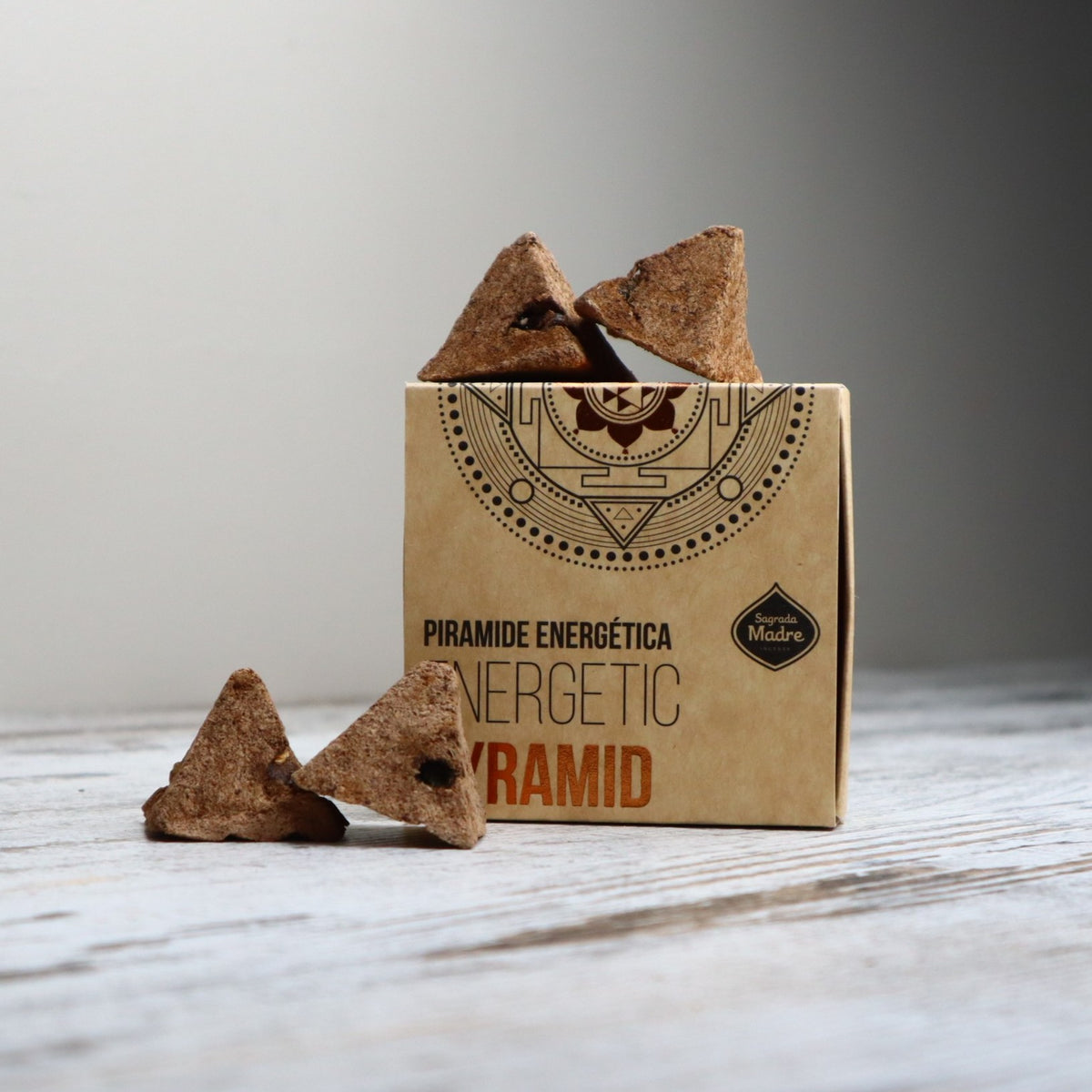 Sagrada Madre Energetic Pyramid | Olibanum + Cinnamon | Prosperity & Love