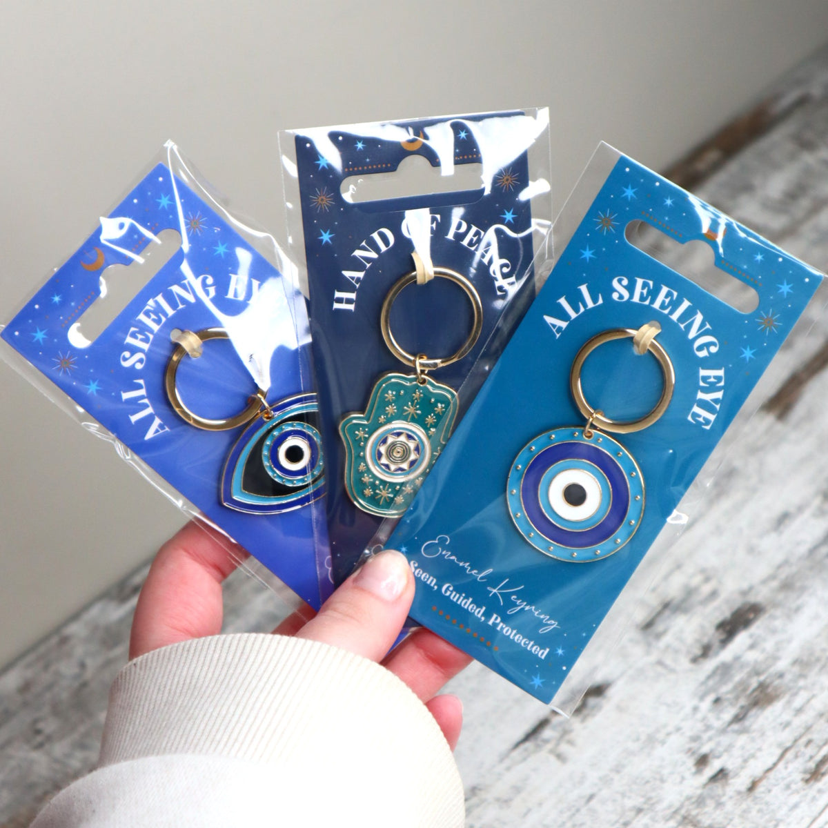 All Seeing Eye Keyring | Protection, Intuition & Inner Guidance