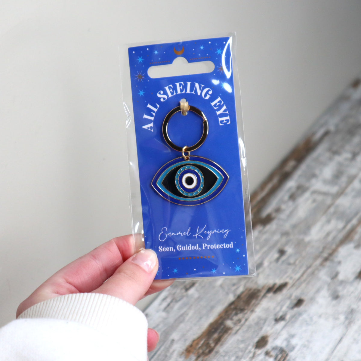 All Seeing Eye Keyring | Protection, Intuition & Inner Guidance