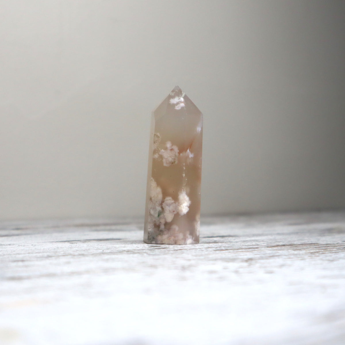 Flower Agate Point | Hope, Courage & Personal Growth