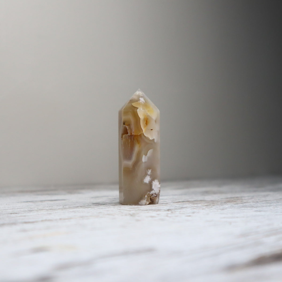 Flower Agate Point | Confidence, Dreams & New Beginnings