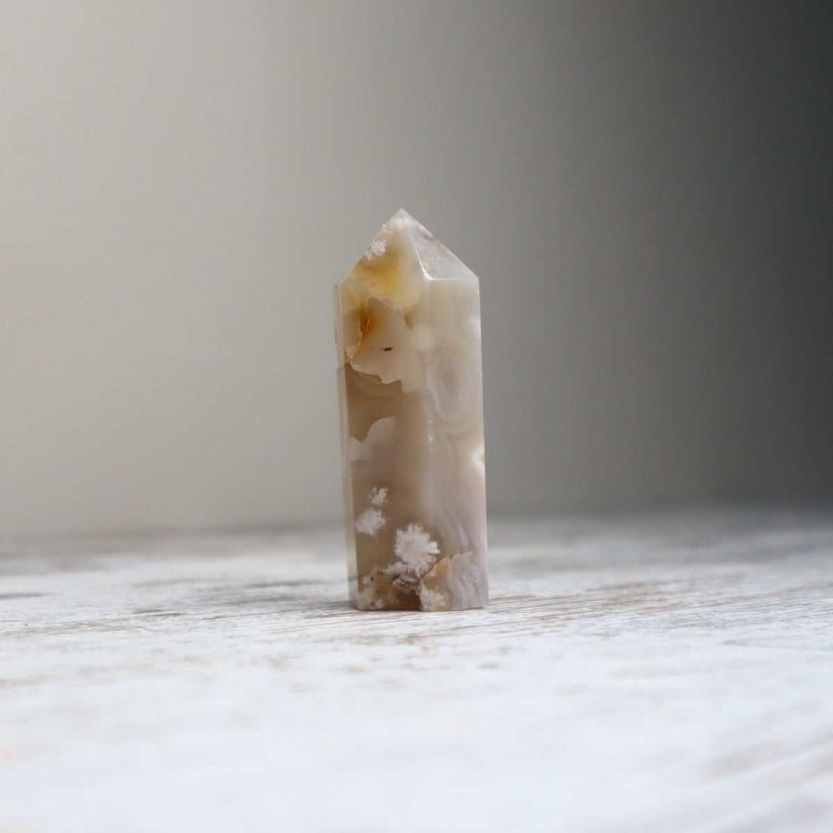 Flower Agate Point | Confidence, Dreams & New Beginnings