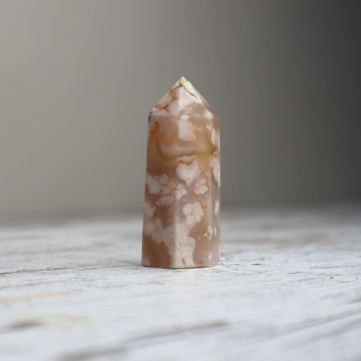 Flower Agate Point | Confidence, Growth & Fresh Beginnings