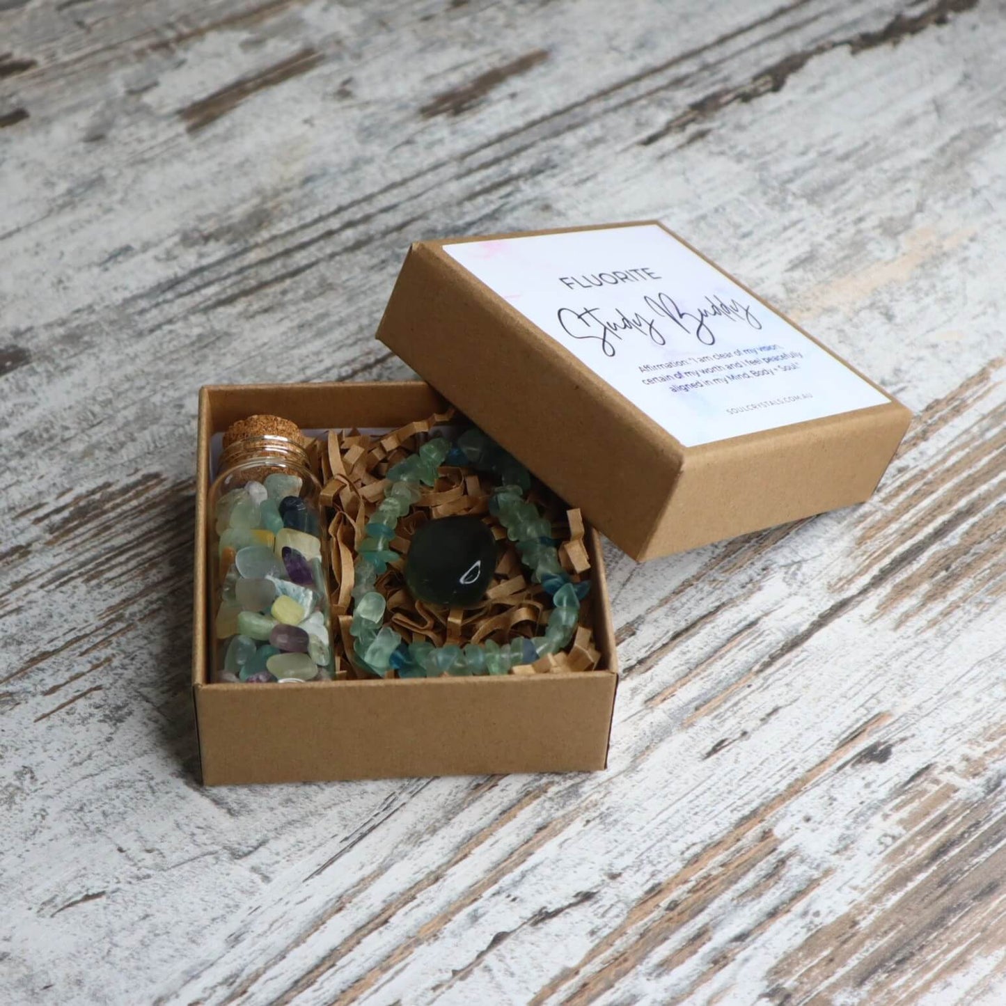 'Study Buddy' Chip Gift Box | Fluorite