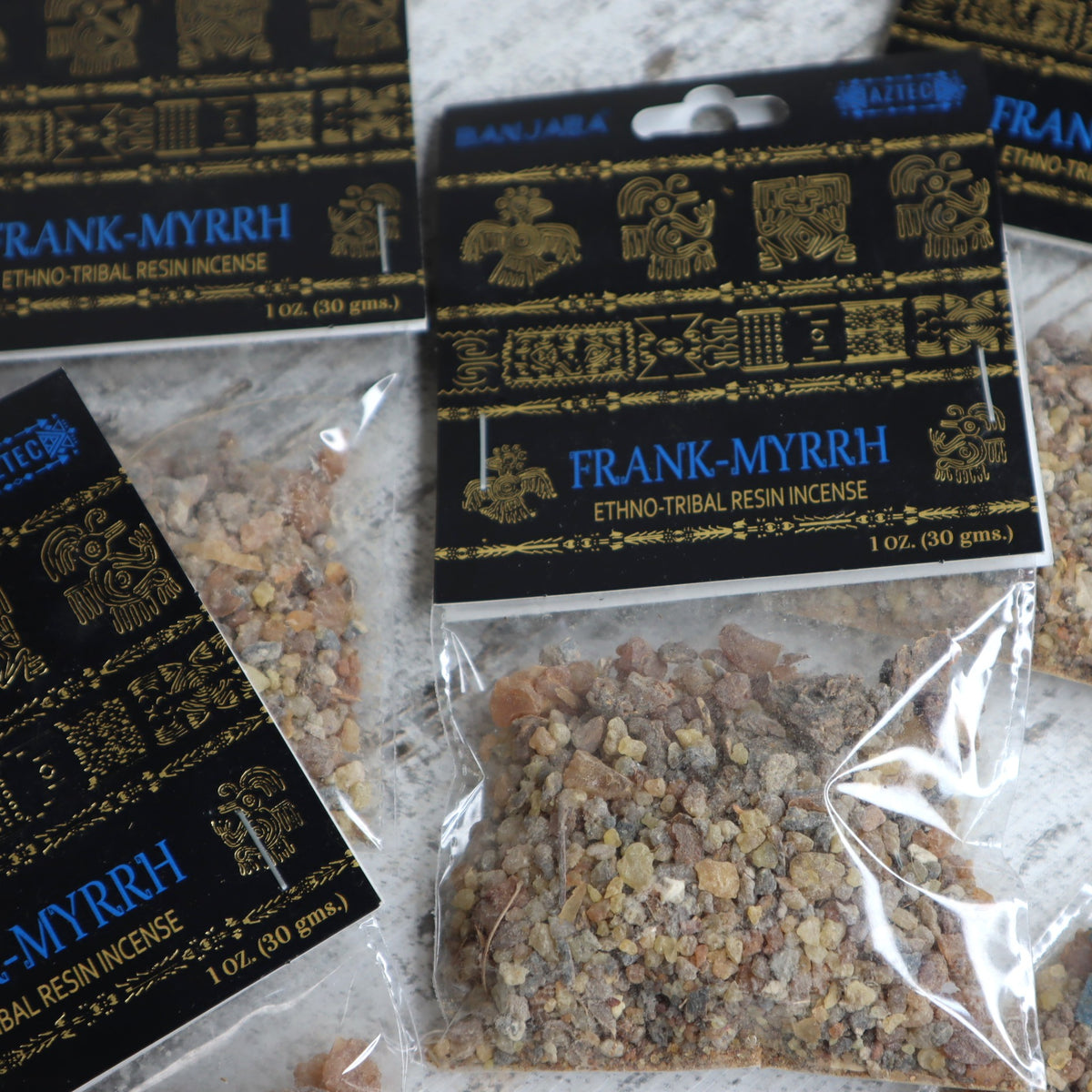 Banjara Frankincense & Myrrh Resin Incense 30g | Protection, Grounding & Connection