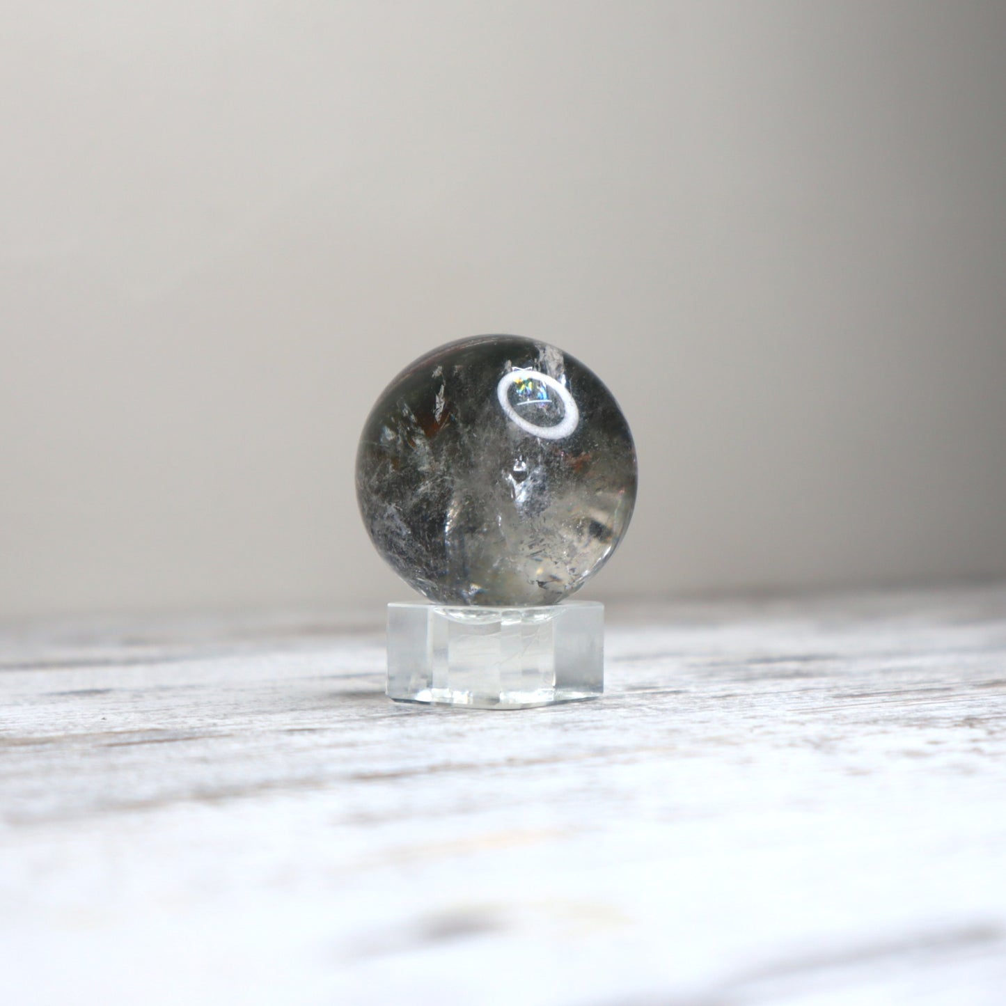 Garden Quartz (Lodolite) Sphere | Inner Worlds, Grounding & Manifestation