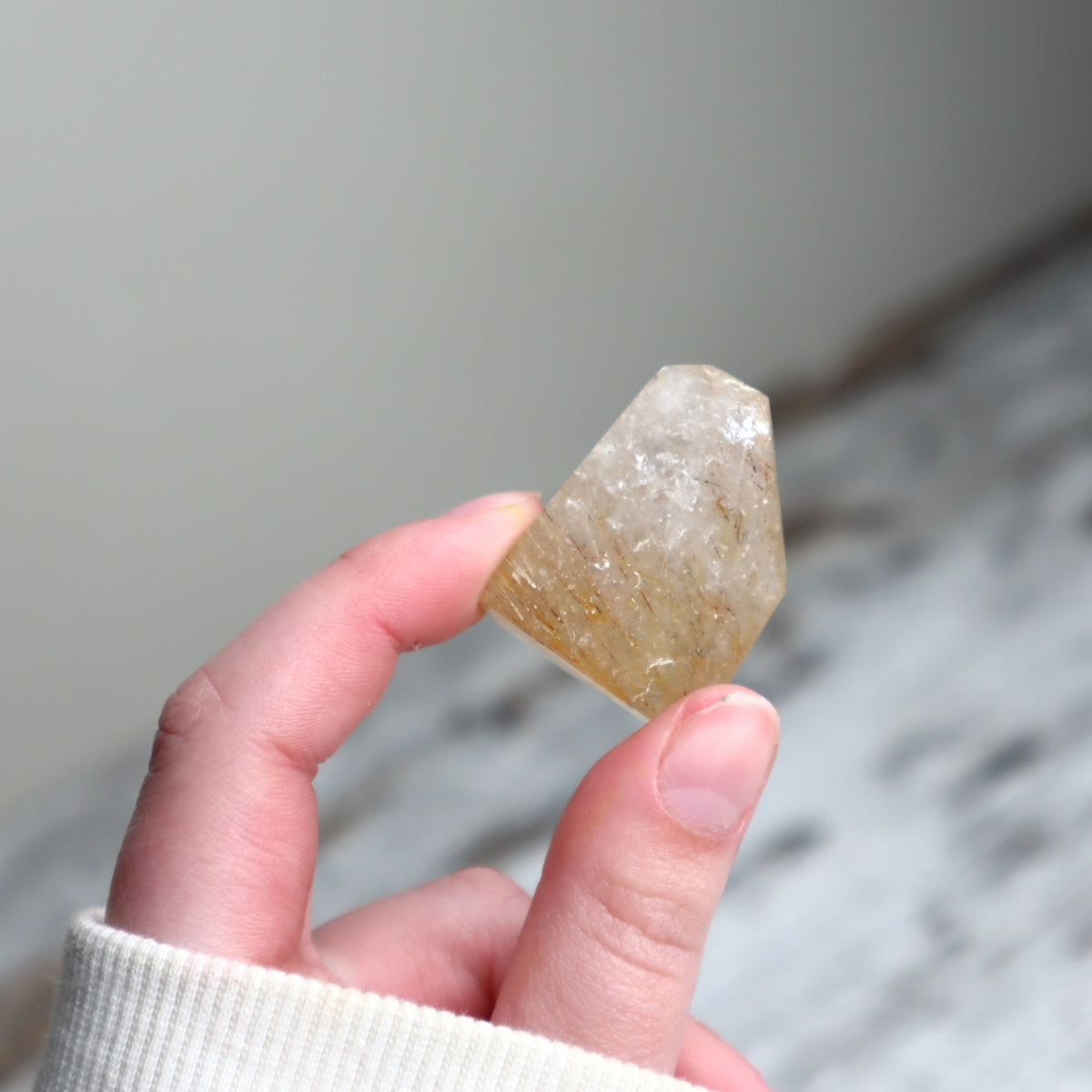 Golden Rutilated Quartz Mini Freeform | Inner Wisdom, Confidence & Manifestation