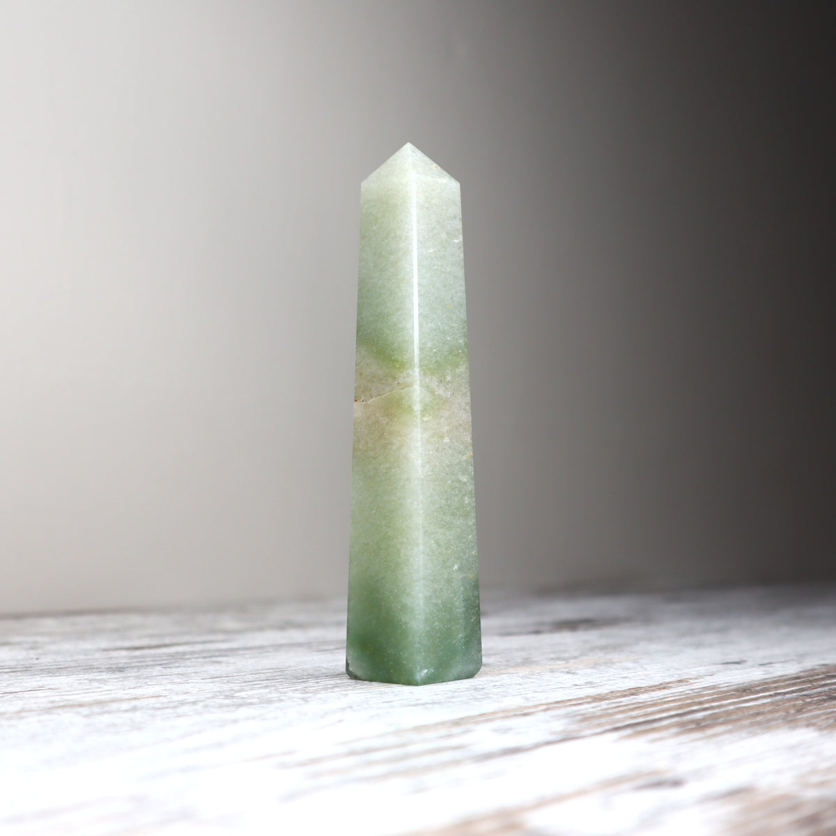 Green Aventurine Tower | Prosperity, Growth & Heart Healing