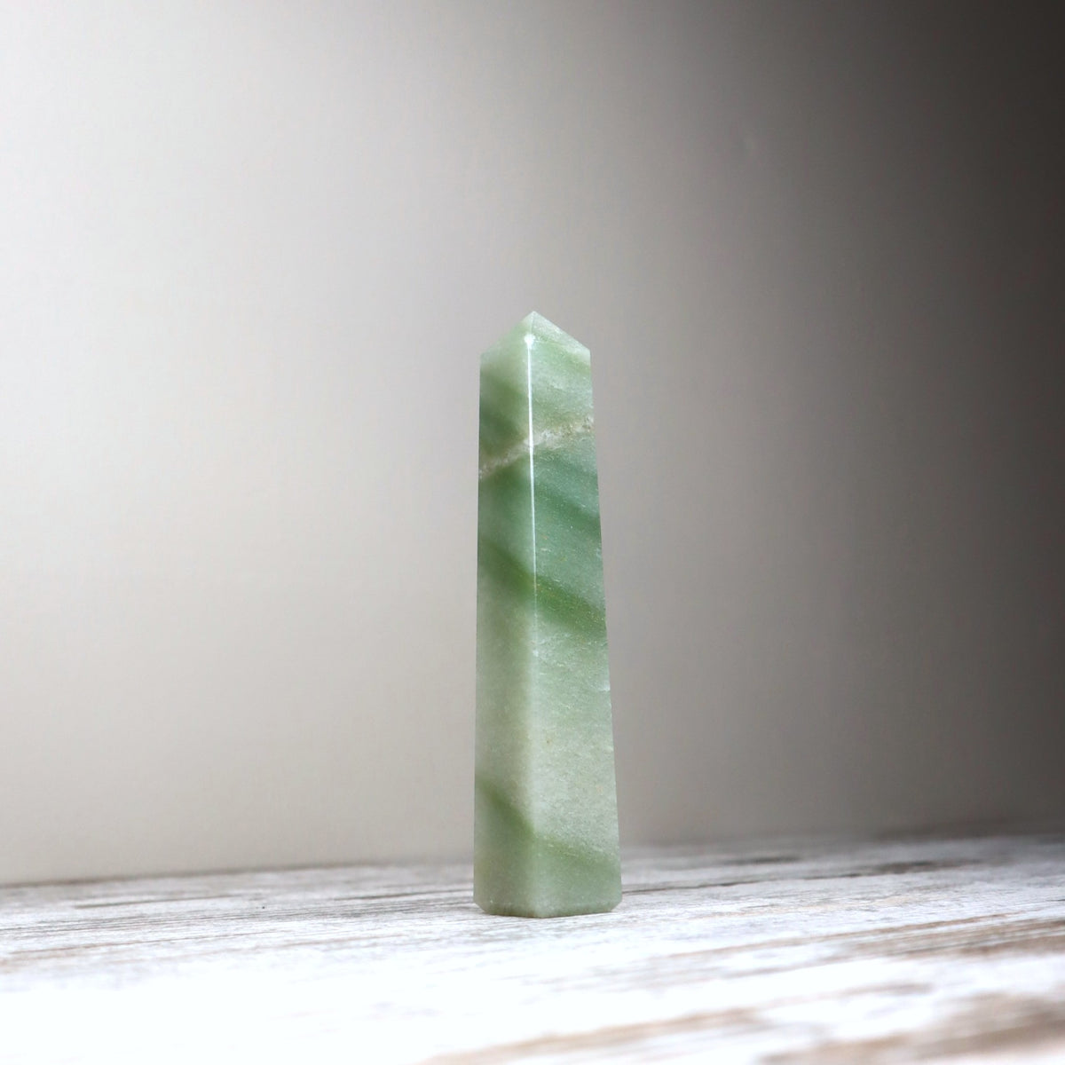 Green Aventurine Tower | Prosperity, Growth & Heart Healing