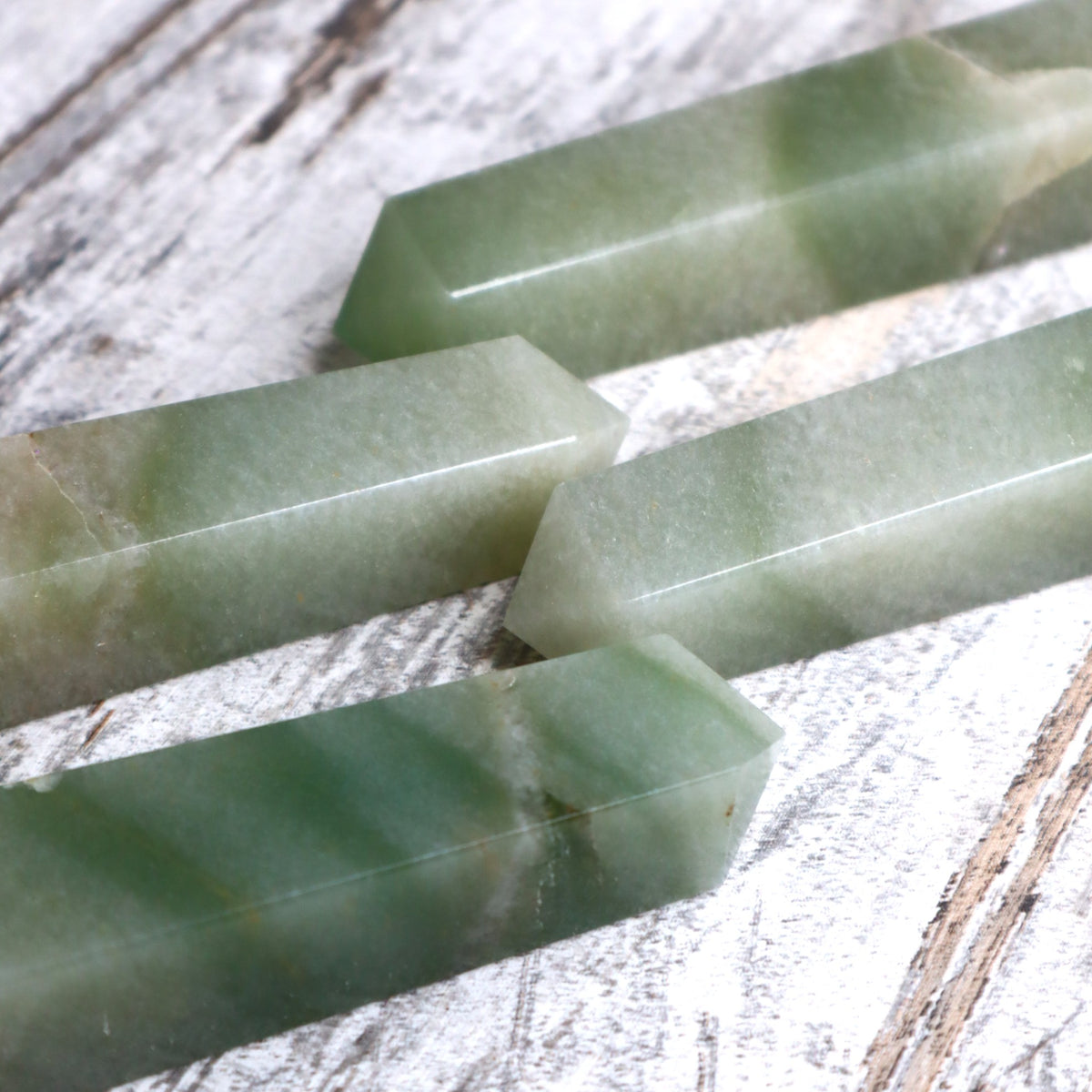 Green Aventurine Tower | Prosperity, Growth & Heart Healing