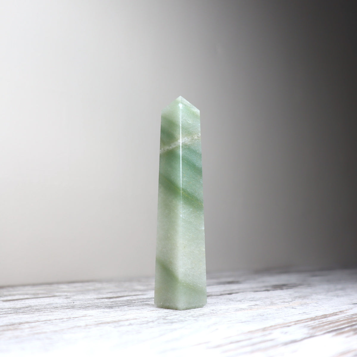 Green Aventurine Tower | Prosperity, Growth & Heart Healing