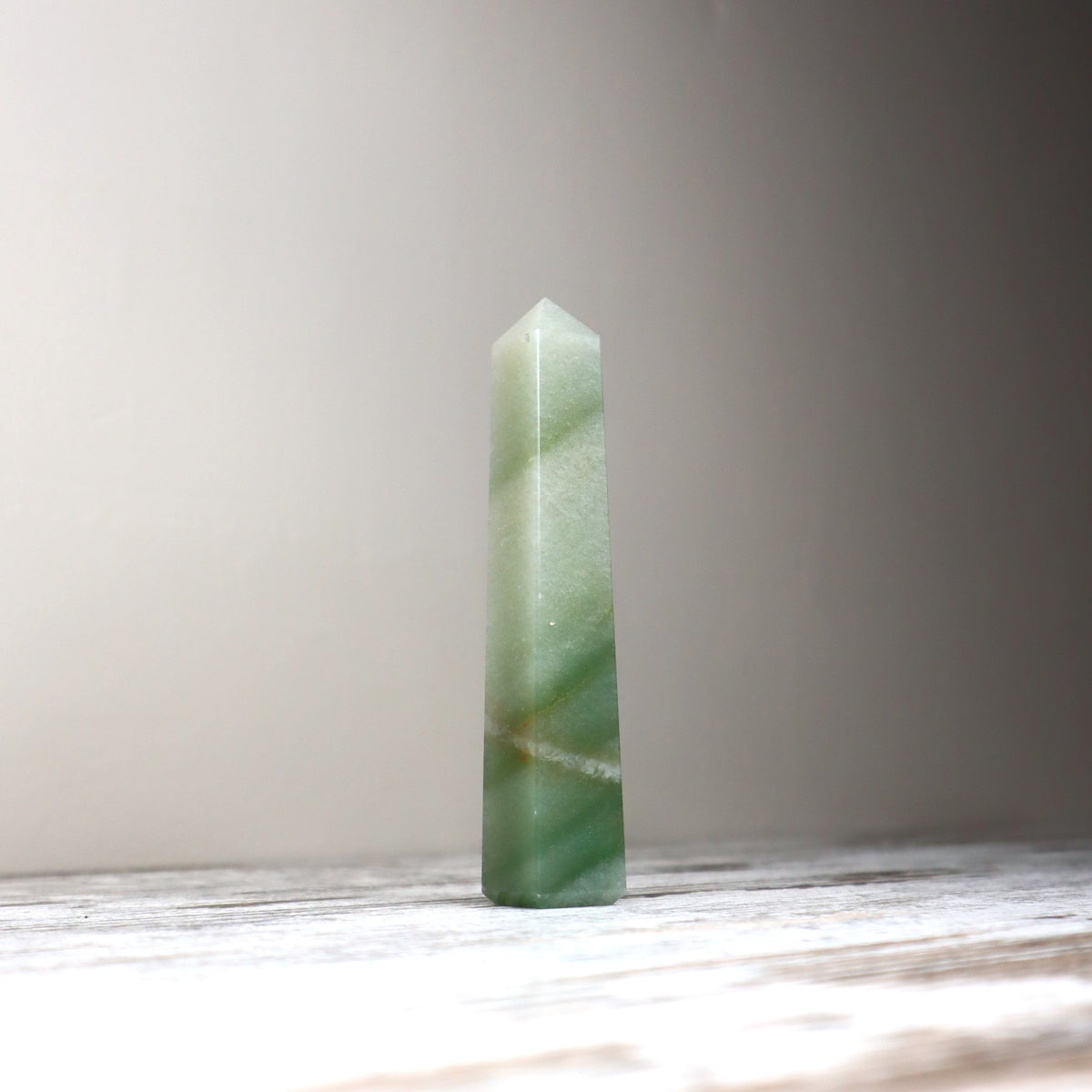 Green Aventurine Tower | Prosperity, Growth & Heart Healing
