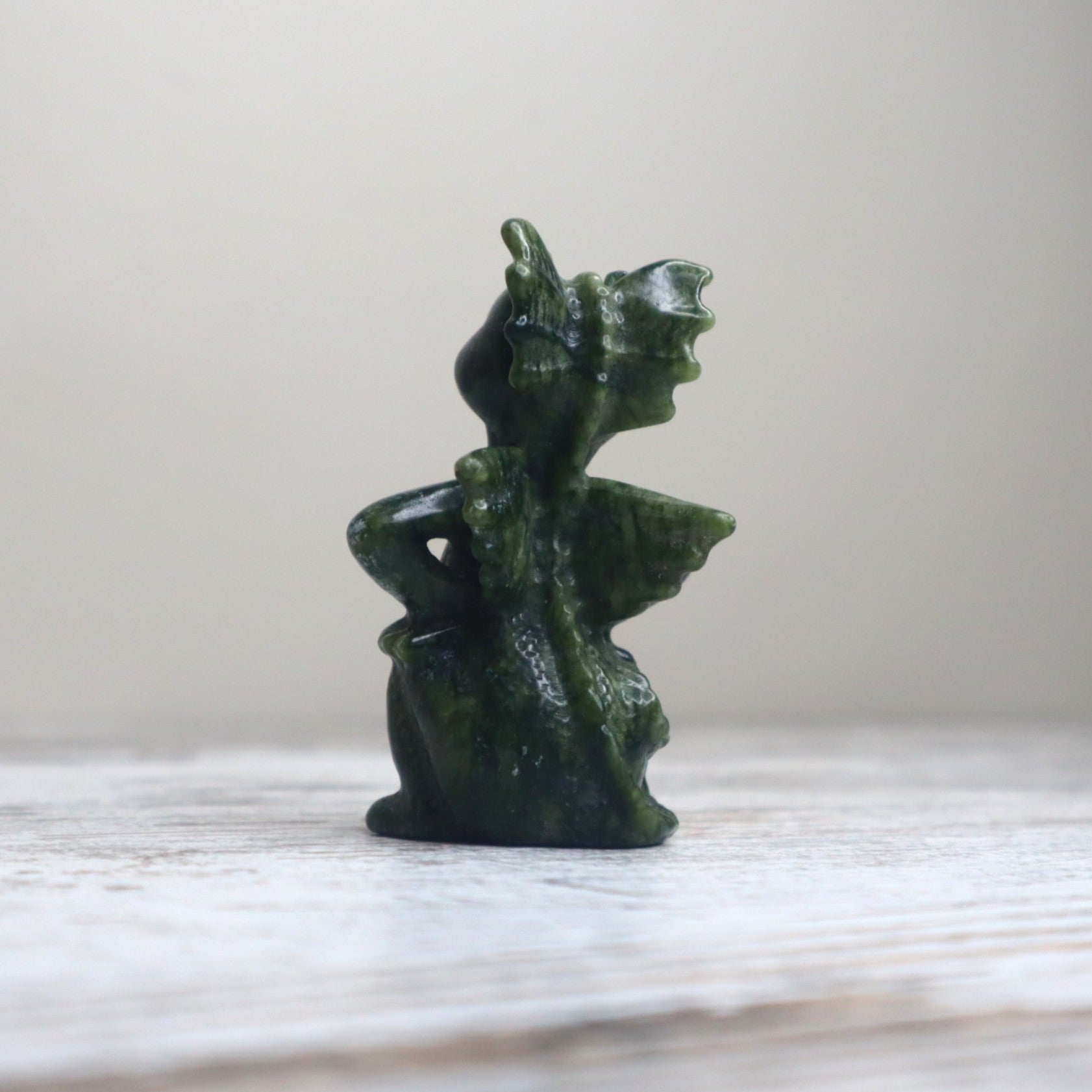 Jade Dragon Carving | Courage, Protection & Joy