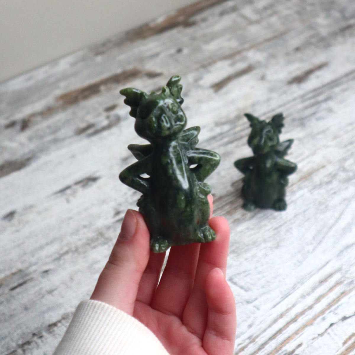 Jade Dragon Carving | Courage, Protection & Joy