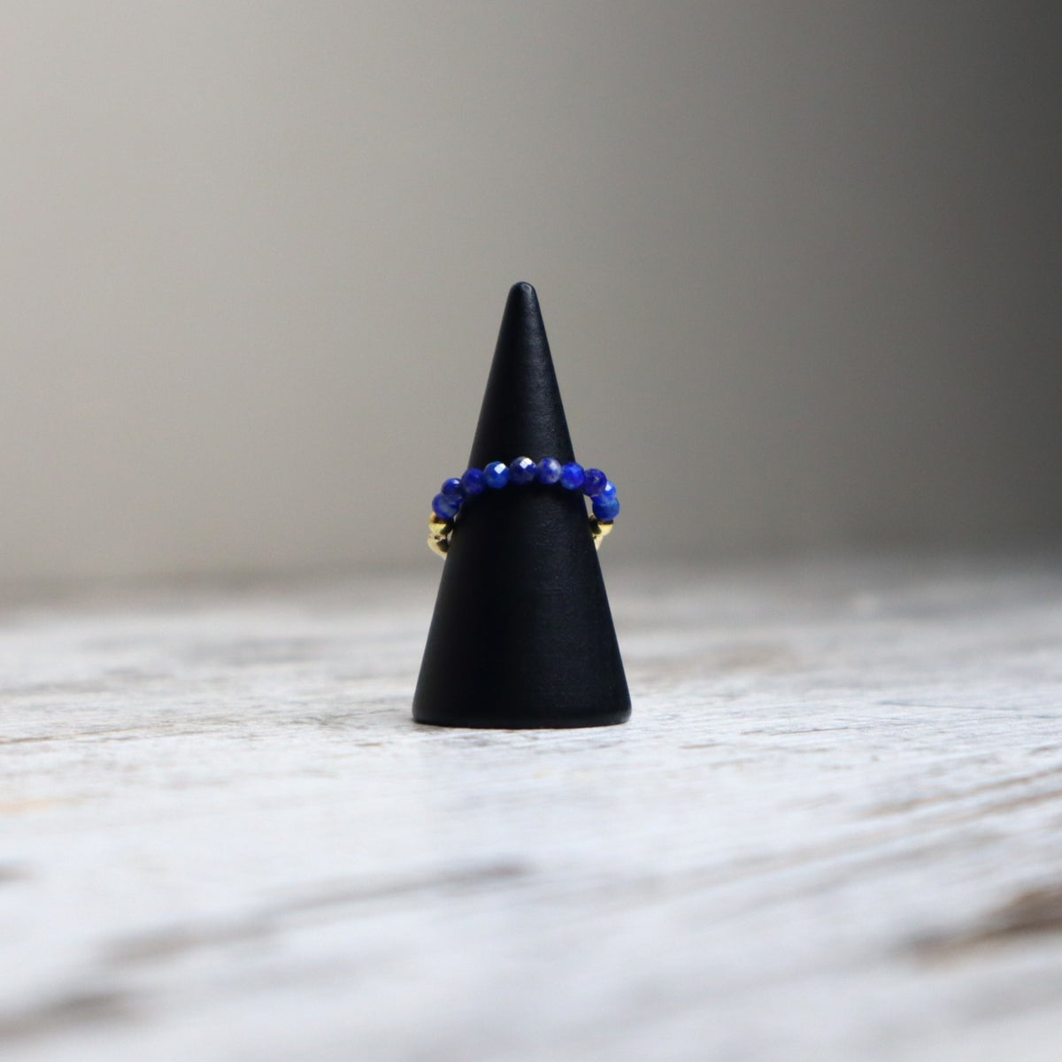 Lapis Lazuli Beaded Ring | Wisdom, Intuition & Truth