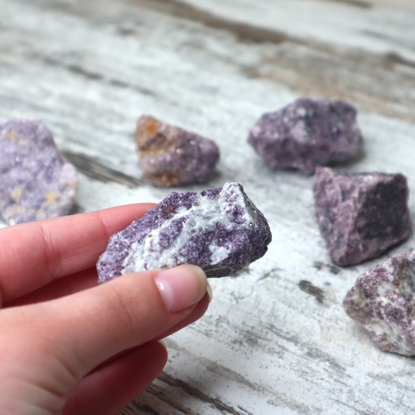 Lepidolite Raw Chunk | Calm, Emotional Balance & Soothing Energy