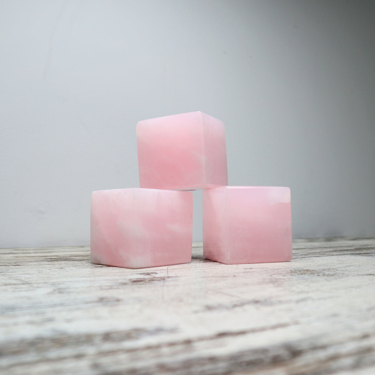 Mangano Calcite Cube | Heart Healing + Self-Love