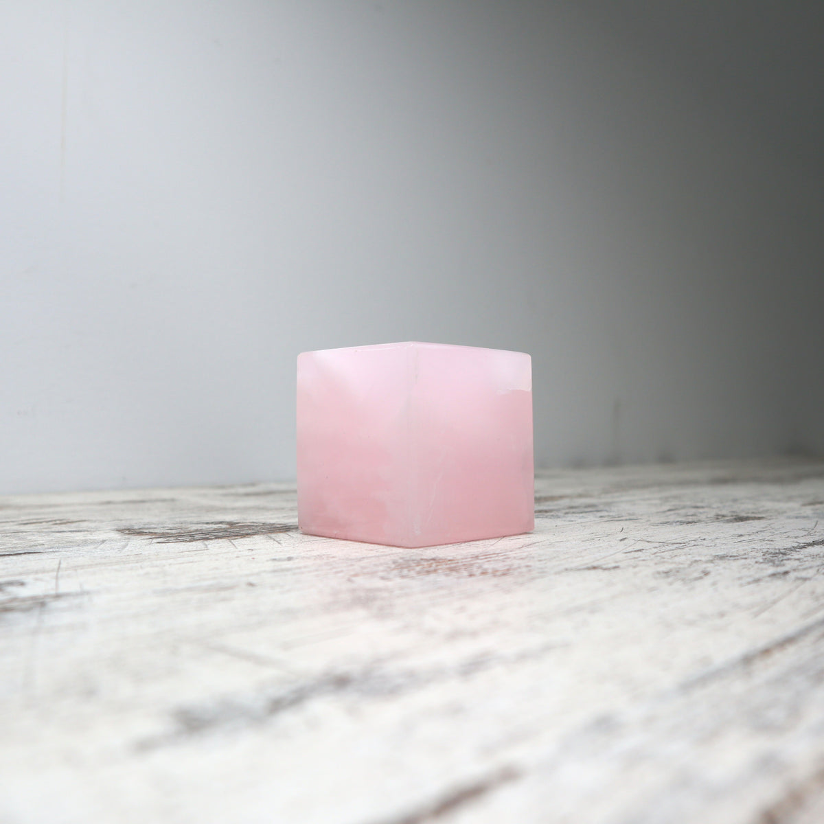 Mangano Calcite Cube | Heart Healing + Self-Love