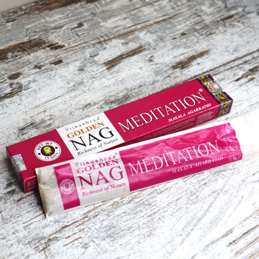 Golden Nag MEDITATION Incense
