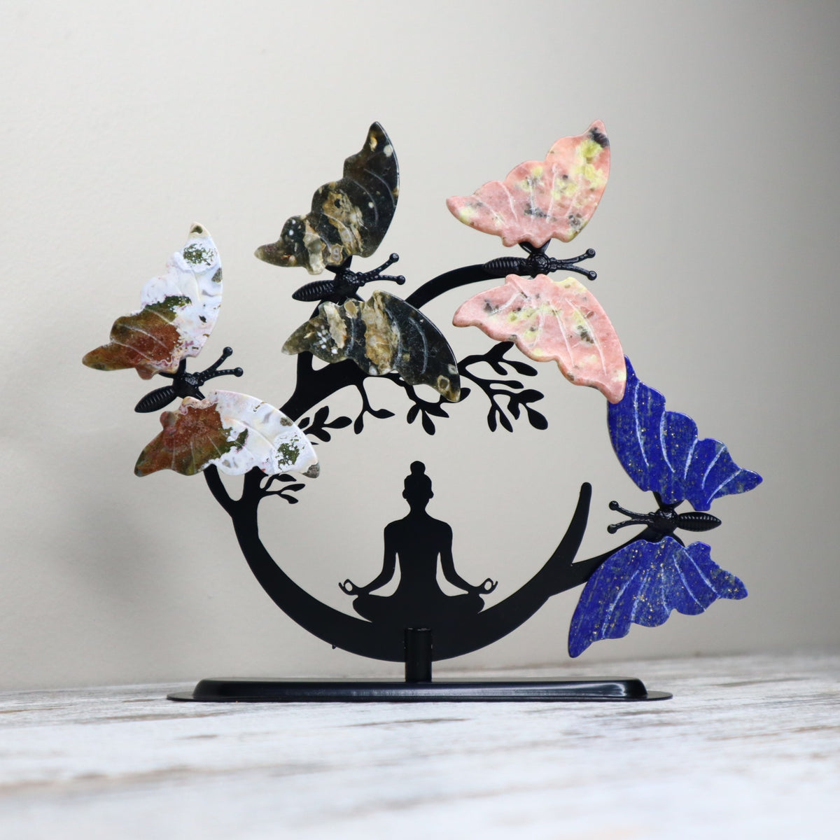 Meditation Butterfly Display | Inner Wisdom, Harmony & Transformation