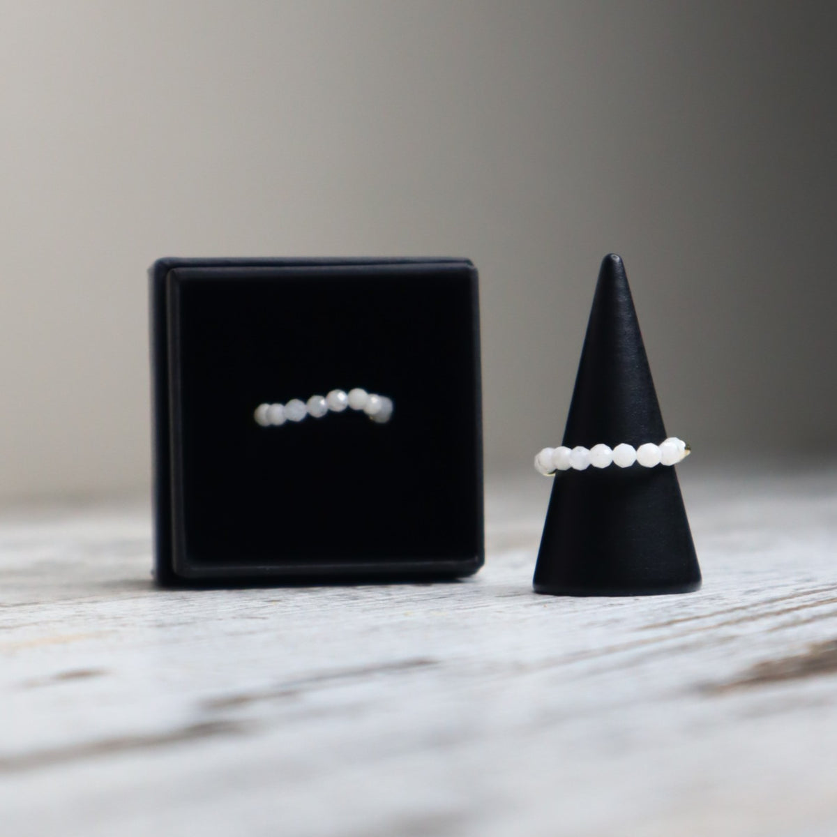 Moonstone Beaded Ring | Intuition, New Beginnings & Inner Guidance