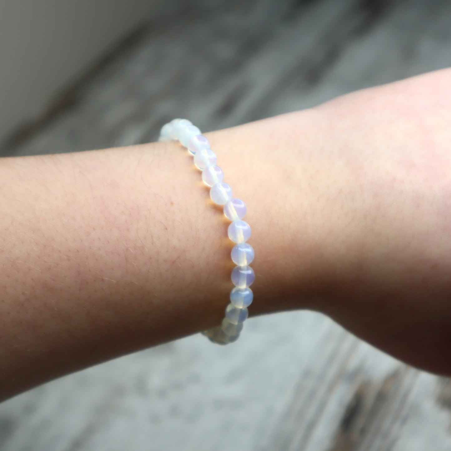 Opalite Bead Bracelet | 6mm | Calm, Clarity & Gentle Transition