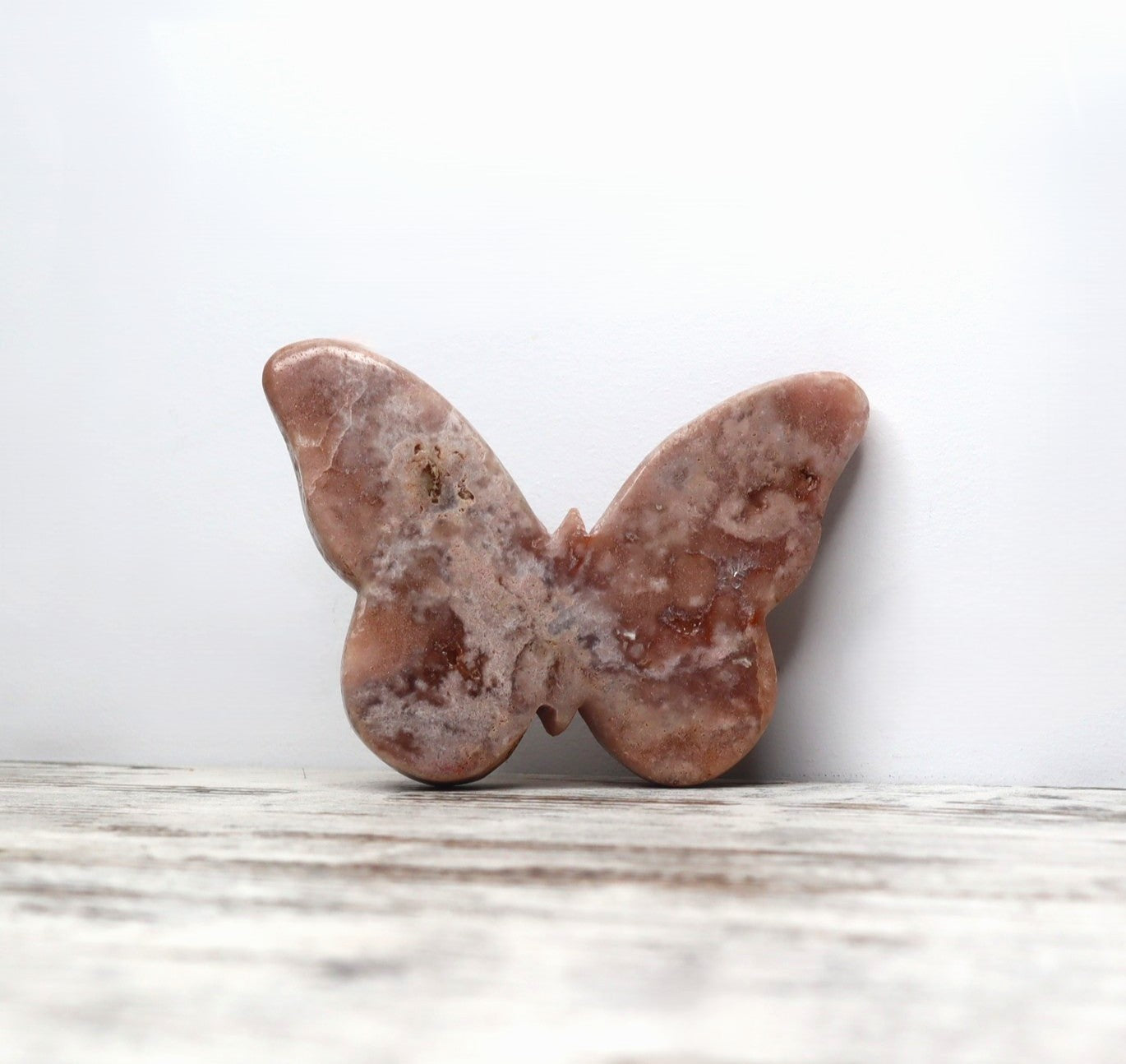 Pink Amethyst Butterfly Carving | Blush Beauty | Inner Calm + Heart Healing