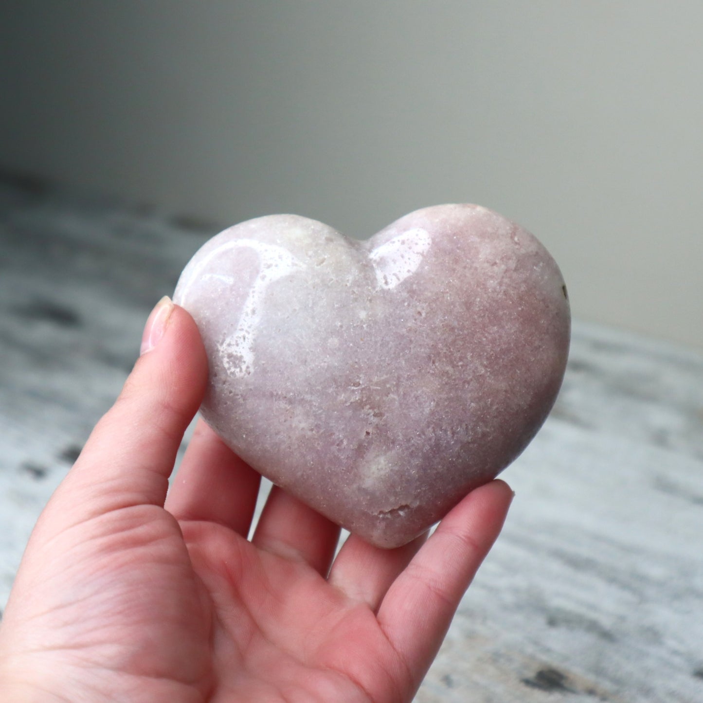 Pink Amethyst Heart | Serenity, Self Love & Gentle Healing