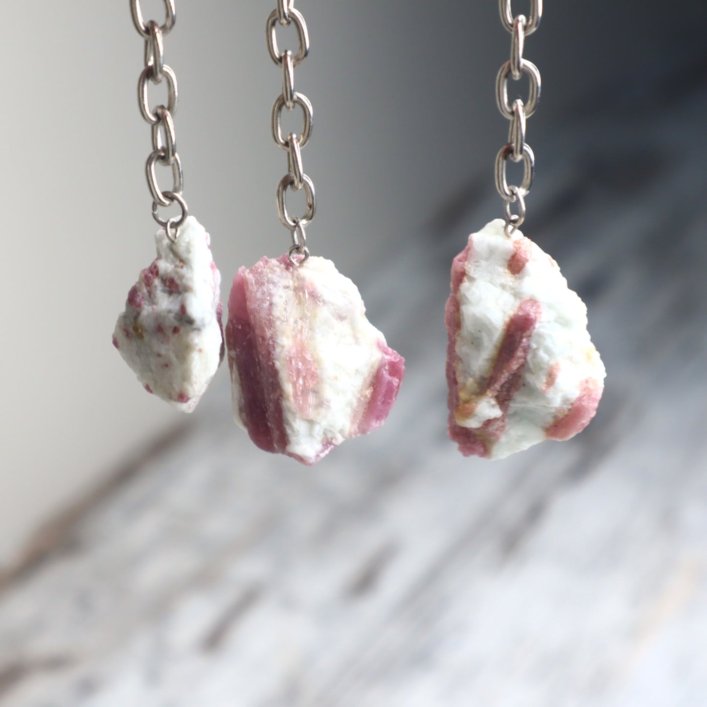 Pink Tourmaline Keychain | Love, Emotional Healing & Self-Worth