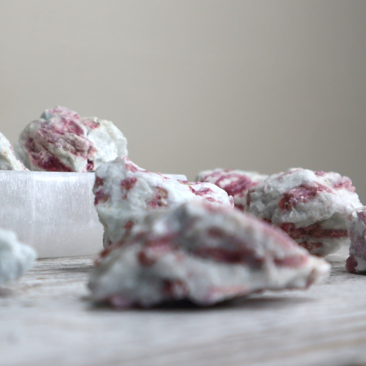 Pink Tourmaline Raw in Matrix | Love, Emotional Healing & Heart Support